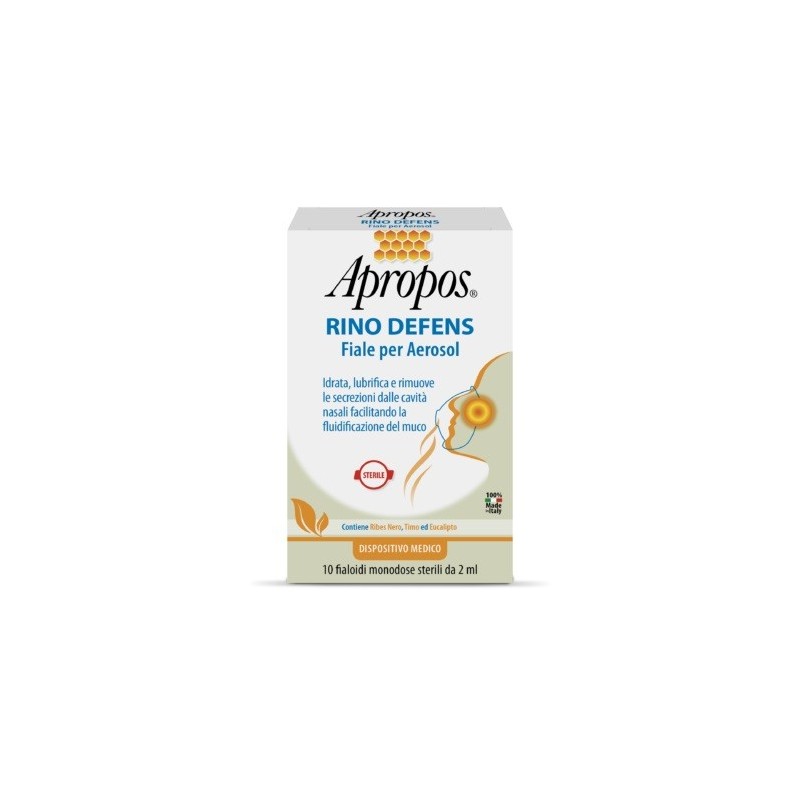 Apropos rino defens 10 fiale per aerosol 2 ml