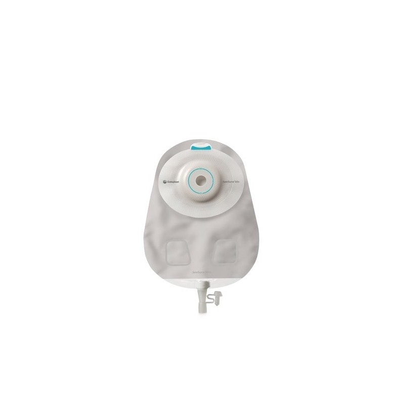 Sensura mio convex soft sacca urostomia monopezzo midi 340 ml con apertura ispezionabile 10-33 mm 10 pezzi