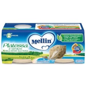 Mellin omogeneizzato platessa 2x80 g