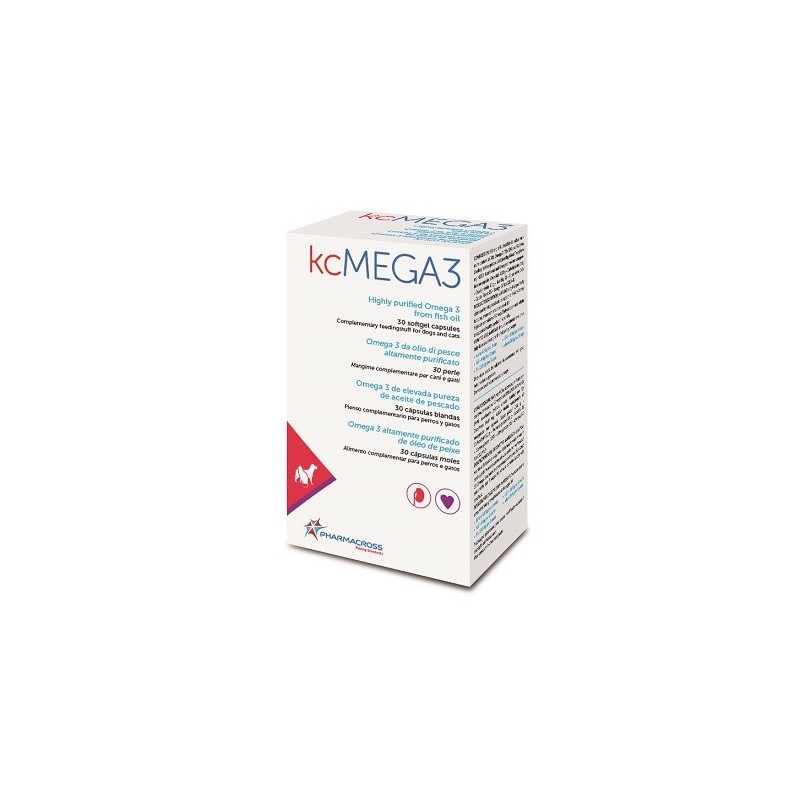 Kcmega3 omega3 da olio di pesce 30 perle Kcmega3 omega3 da olio di pesce 30 perle