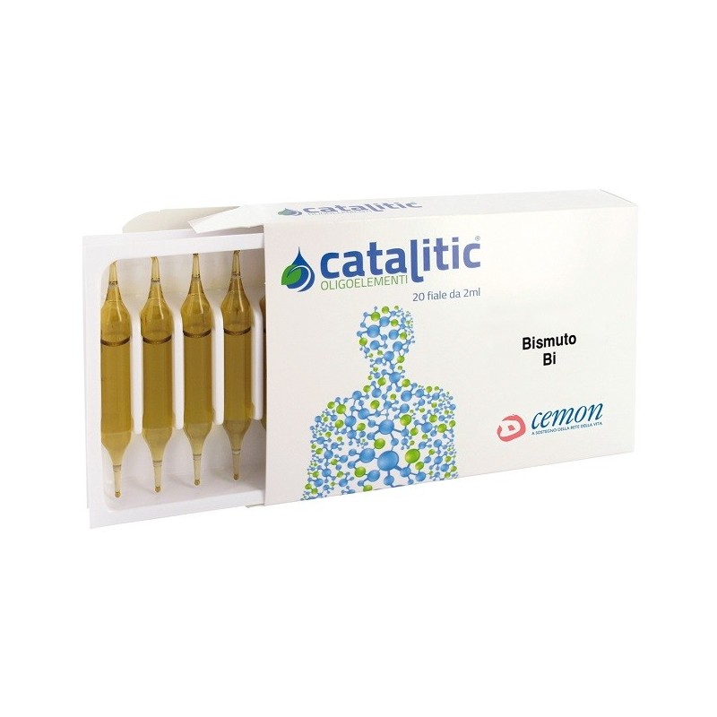 Catalitic oligoelementi bismuto bi 20 ampolle