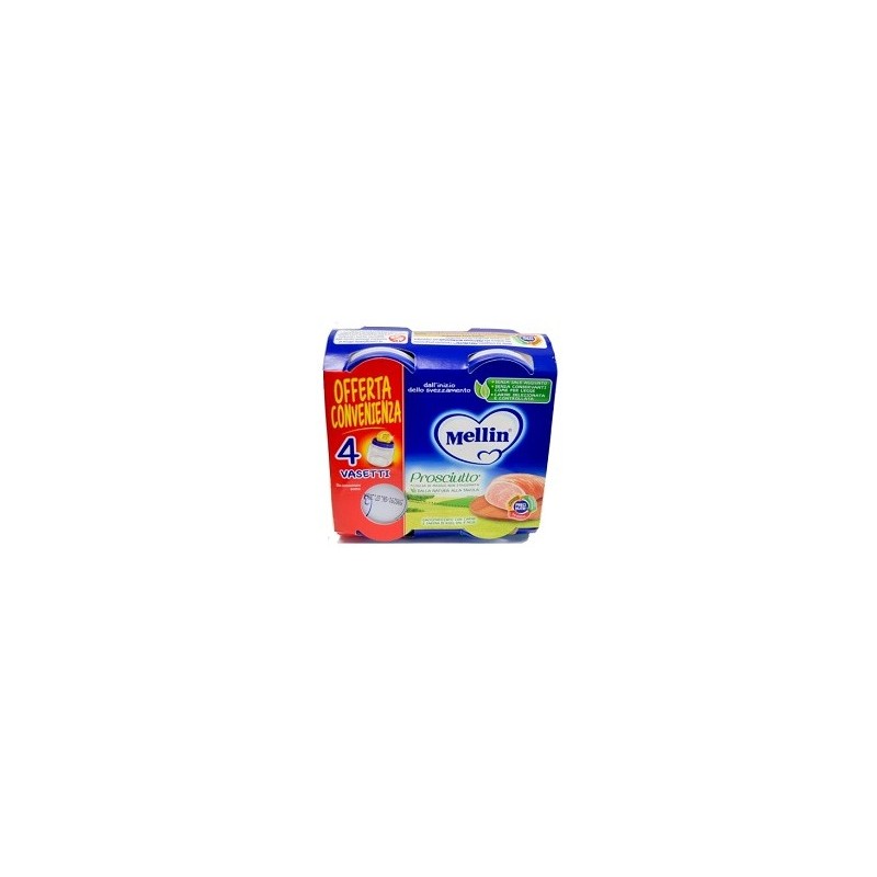 Mellin omogeneizzato prosciutto 4 x 80g