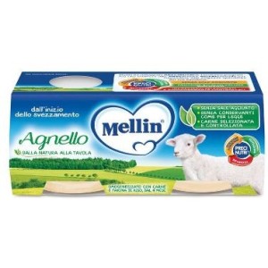 Mellin omogeneizzato agnello 2 pezzi x 80 g