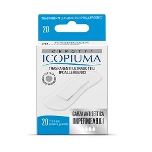 Cerotto icopiuma trasparente grande 20 pezzi