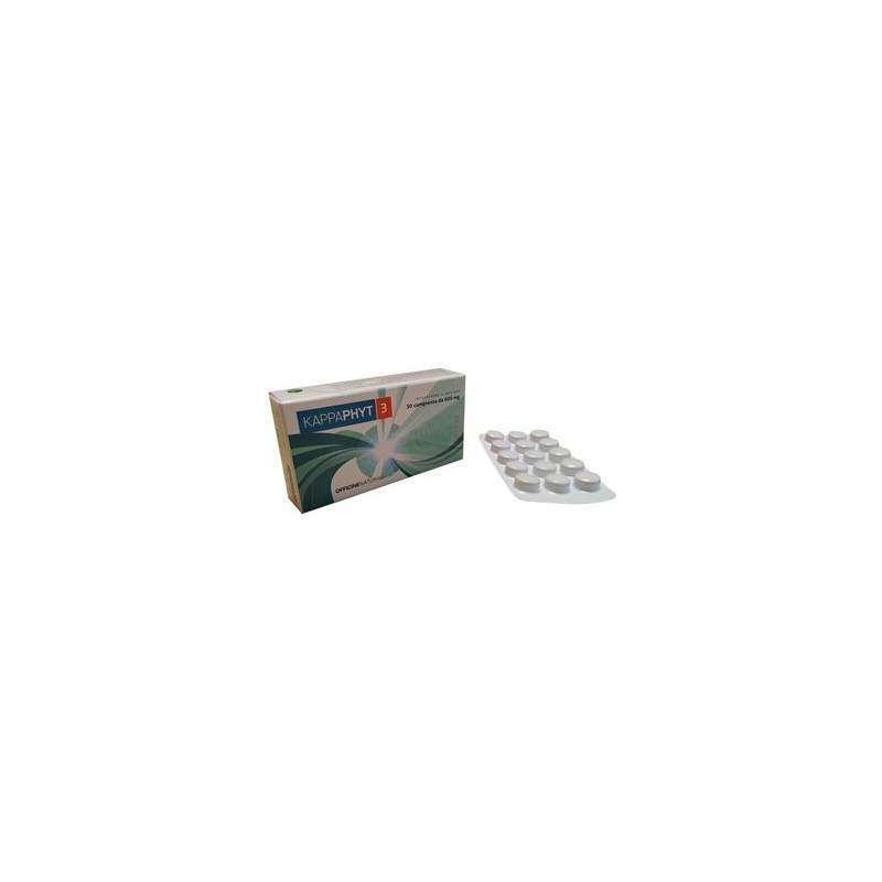 Kappaphyt 3 30 compresse 600 mg Kappaphyt 3 30 compresse 600 mg