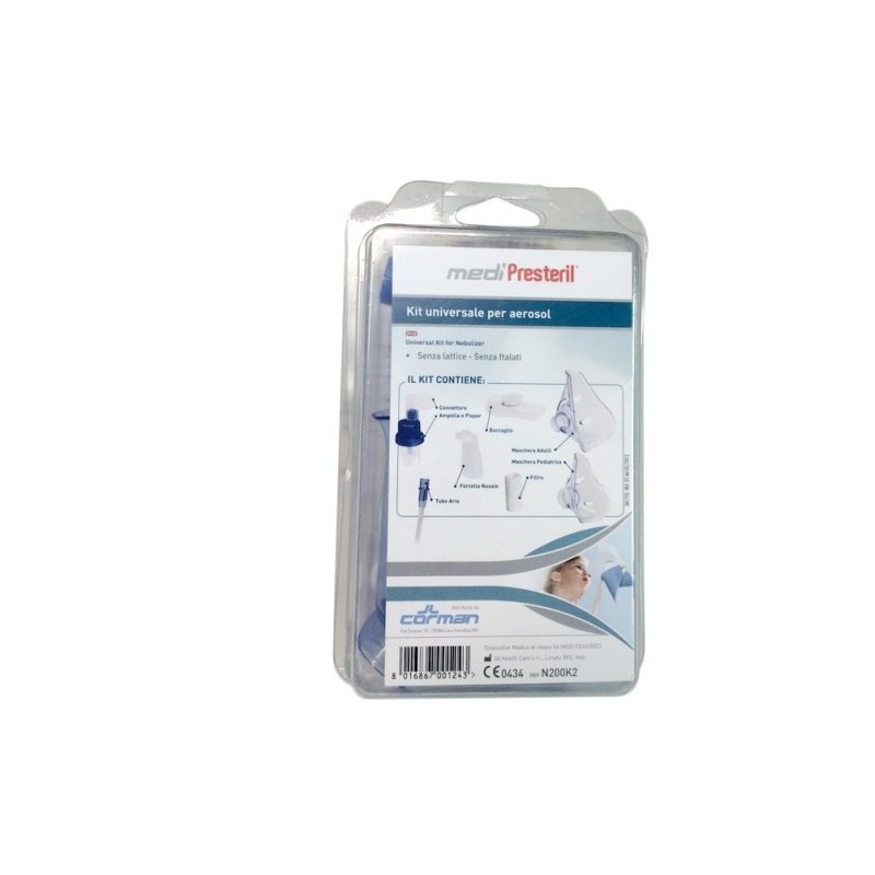Kit nebulizzazione medipresteril universale