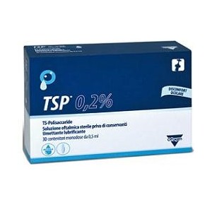 Tsp 0,2% soluzione oftalmica umettante lubrificante 30 flaconcini monodose 0,5 ml