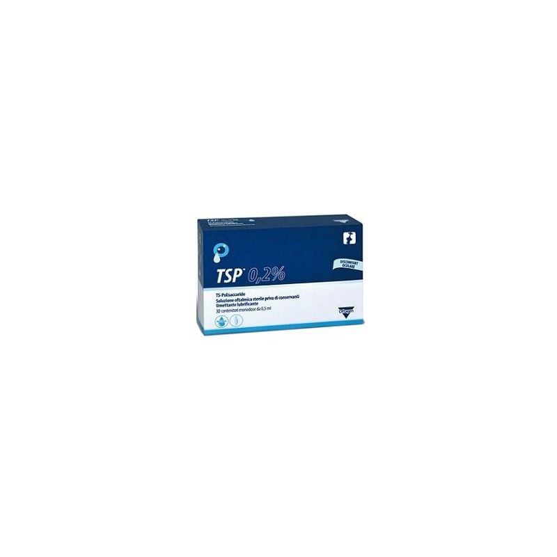 Tsp 0,2% soluzione oftalmica umettante lubrificante 30 flaconcini monodose 0,5 ml