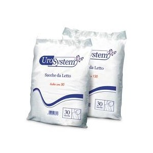 Sacca di drenaggio da letto per incontinenza urosystem tubo130 cm senza scarico 30 pezzi