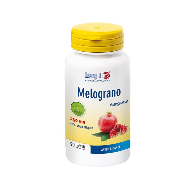 Longlife melograno 40% 90 capsule vegetali Longlife melograno 40% 90 capsule vegetali
