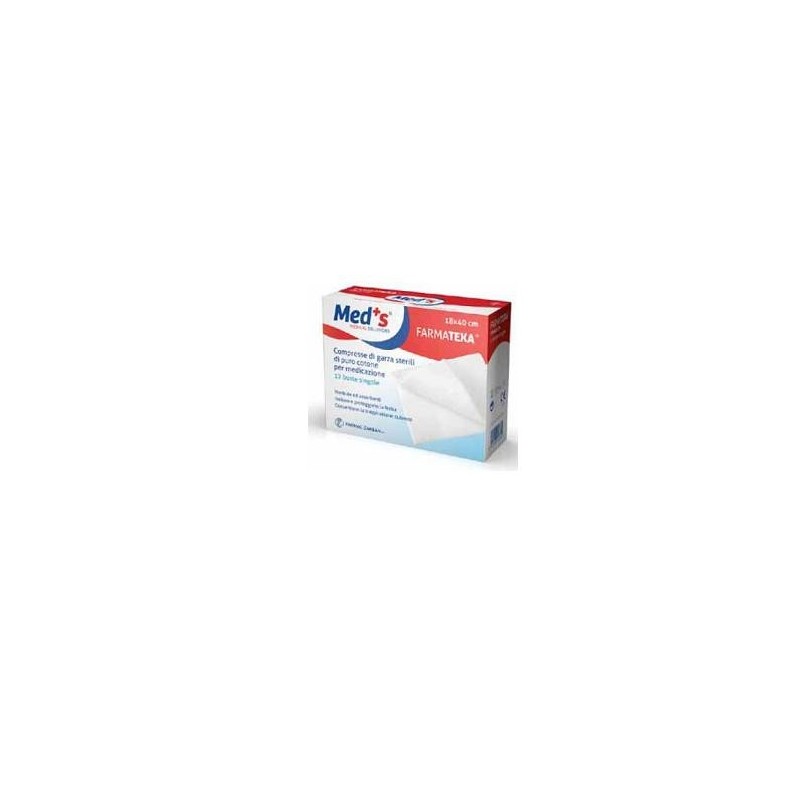 Garza compressa meds farmatexa 12/8 18x40cm 12 pezzi Garza compressa meds farmatexa 12/8 18x40cm 12 pezzi