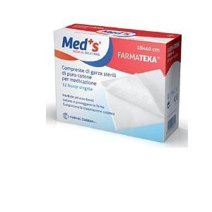 Garza compressa meds farmatexa oculare 10 pezzi