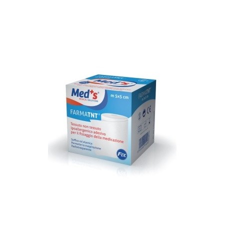 Cerotto meds farmatessuto non tessuto tessuto non tessuto fix ipoallergenico adesivo 250x5 cm