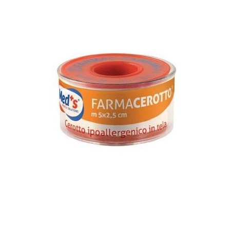 Cerotto meds ipoallergenico tela 500x1,25 cm