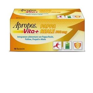 Apropos vita+ pappa reale 500 mg 10 flaconcini 10 ml