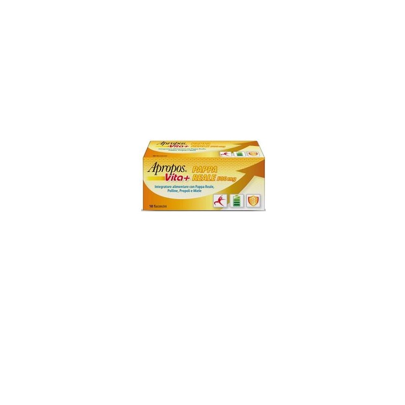 Apropos vita+ pappa reale 500 mg 10 flaconcini 10 ml