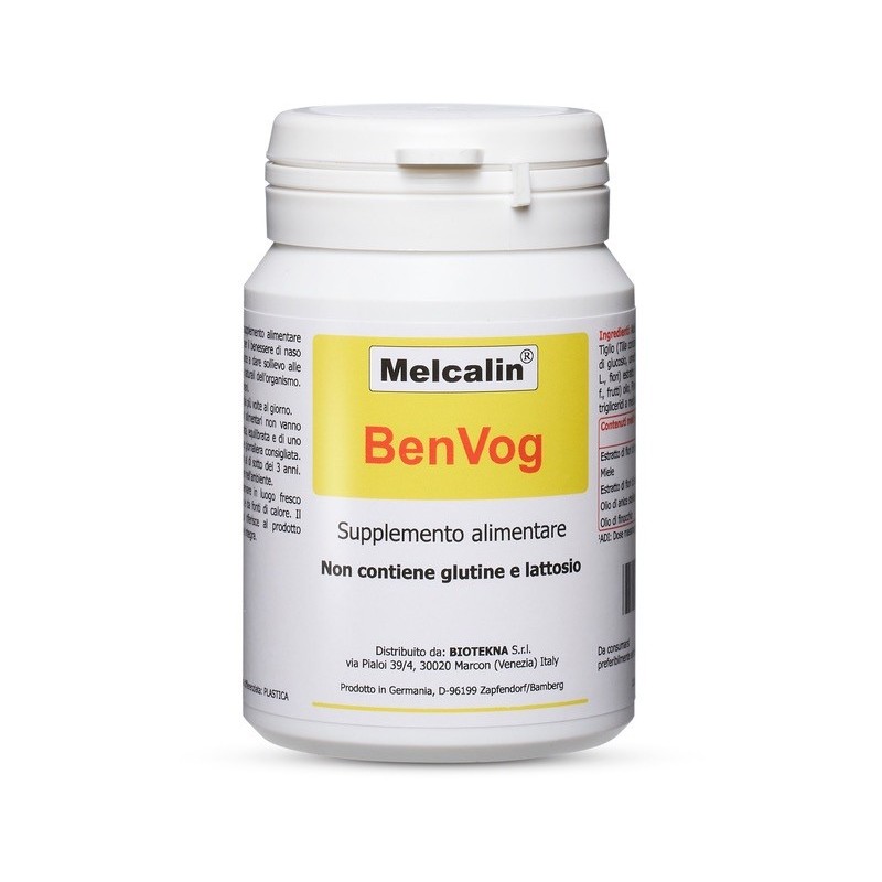 Melcalin benvog 60 pastiglie Melcalin benvog 60 pastiglie