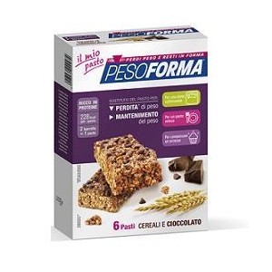 Pesoforma barretta cereali/cioccolato 12 x 31 g