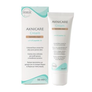 Crema trattante colorata per pelle acneica aknicare cream teintee clair tubetto 50 ml