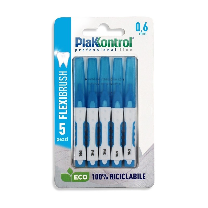 Plakkontrol scovolino interdentale flexi brush06 blister 5 pezzi