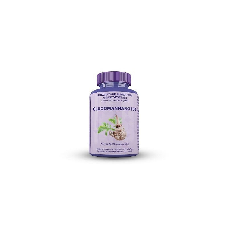 Glucomannano100 100 capsule 50 grammi Glucomannano100 100 capsule 50 grammi