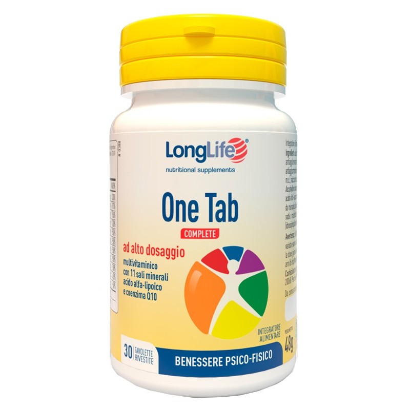 Longlife one tab complete 30 tavolette Longlife one tab complete 30 tavolette
