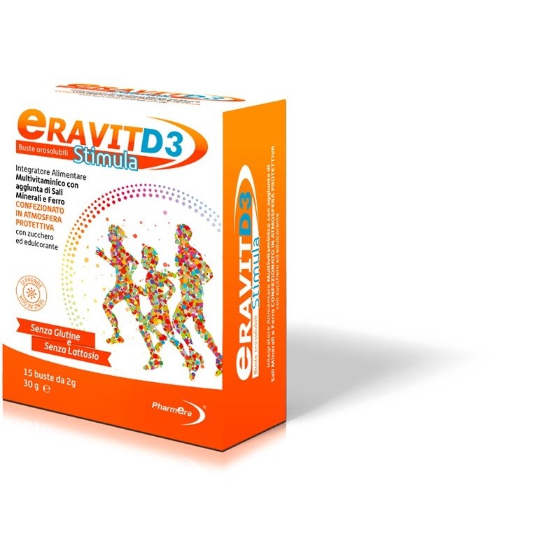 Eravit d3 stimula 15 bustine stick pack 2 g Eravit d3 stimula 15 bustine stick pack 2 g