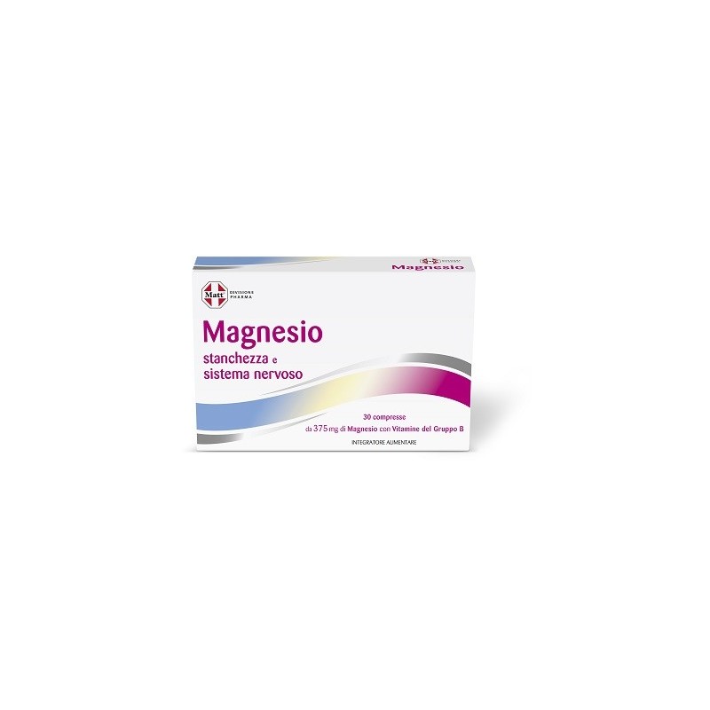 Matt divisione pharma magnesio stanchezza e sistema nervoso30 compresse