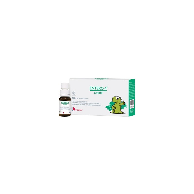 Entero 4 junior 10 flaconcini 8 ml Entero 4 junior 10 flaconcini 8 ml