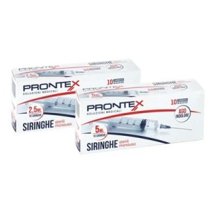 Siringa prontex 5 ml ago ind 10 pezzi