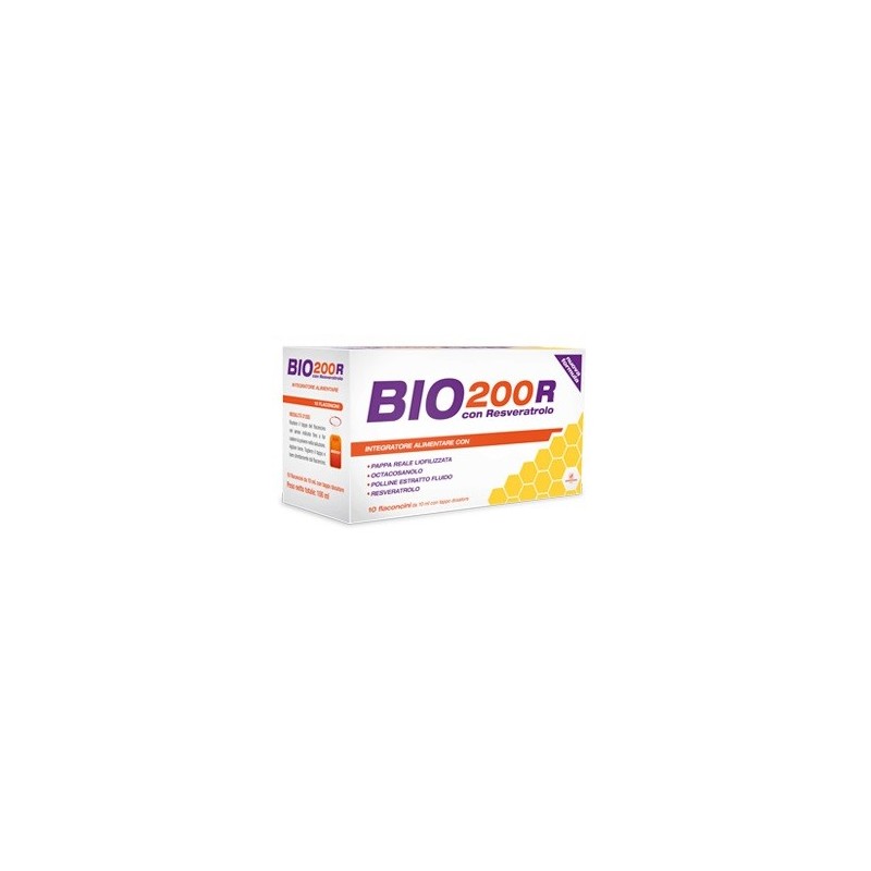 Bio200 r resveratrolo 10 flaconcini 10 ml
