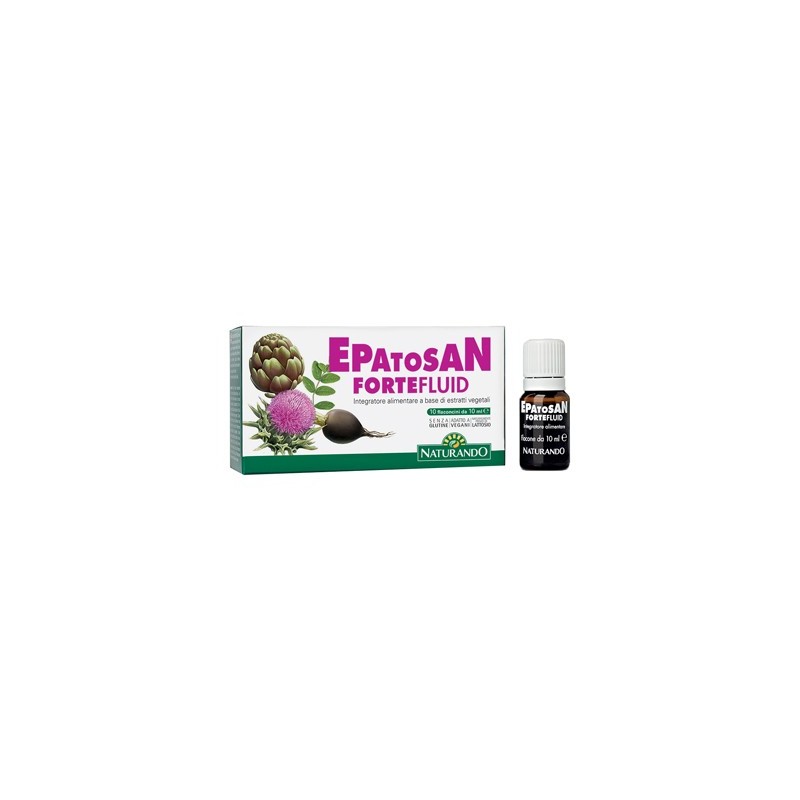 Epatosan forte fluid 10 flaconcini da 10 ml