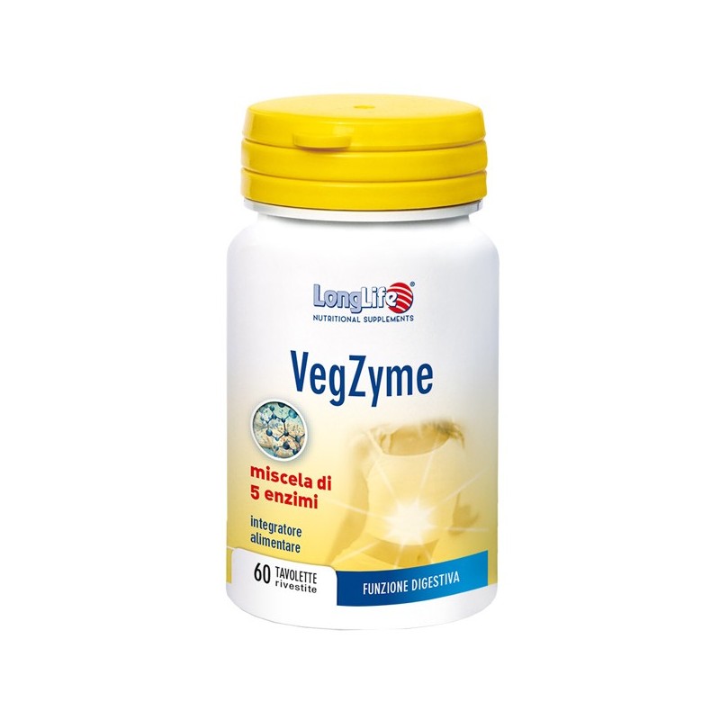 Longlife vegzyme 60 tavolette