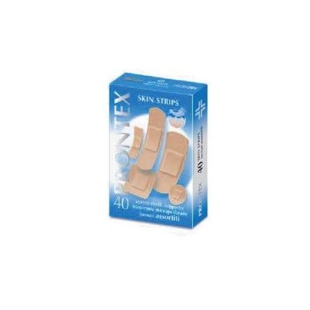 Cerotto prontex skin strips 6 formati assortiti astuccio 40pezzi