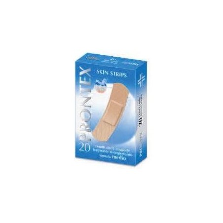 Cerotto prontex skin strips formato medio astuccio 20 pezzi