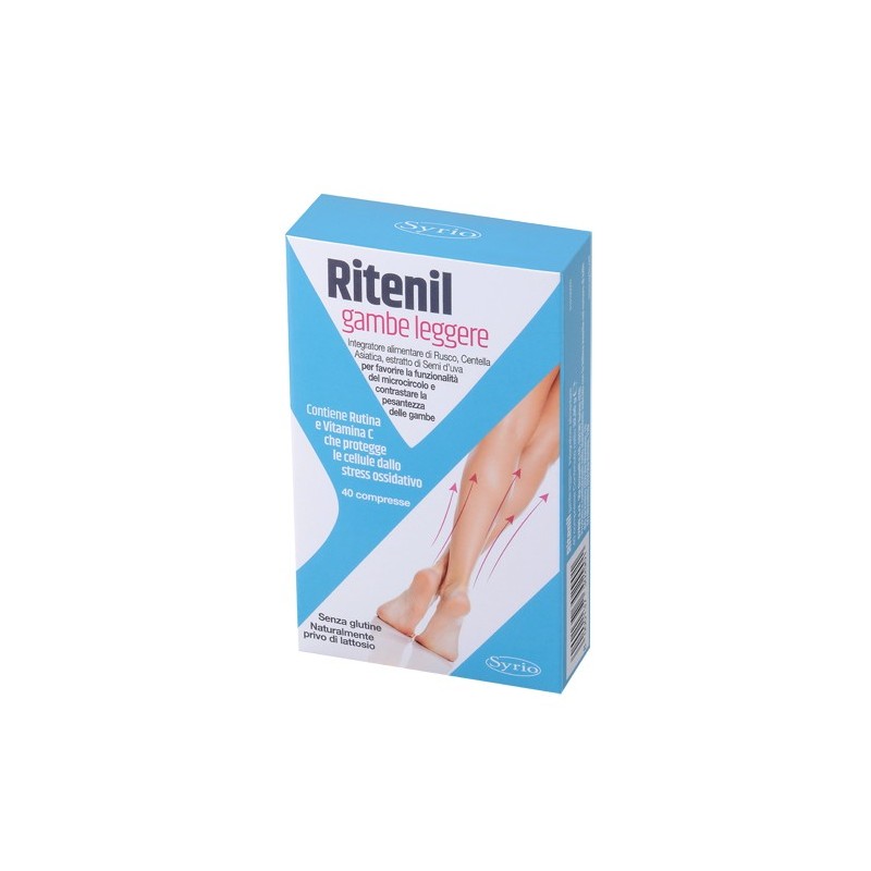 Ritenil gambe leggere 40 compresse Ritenil gambe leggere 40 compresse