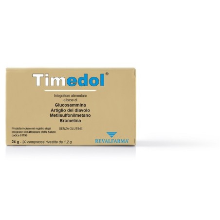Timedol 20 compresse rivestite estite
