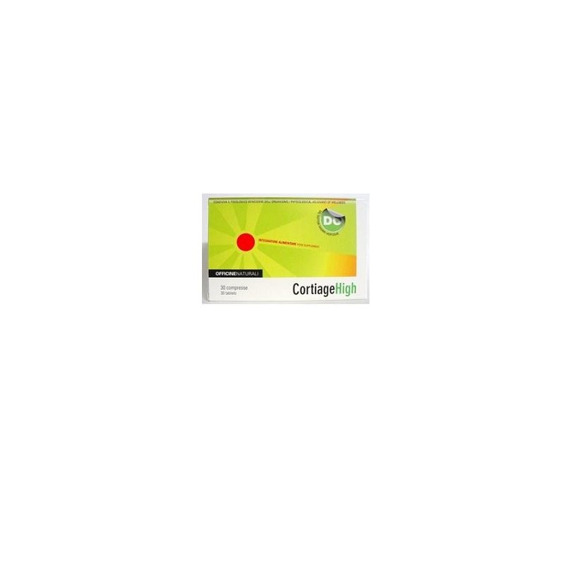Cortiage high 30 compresse 550 mg Cortiage high 30 compresse 550 mg