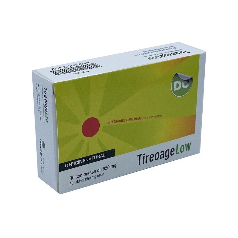 Tireoage low 30 compresse 850 mg Tireoage low 30 compresse 850 mg