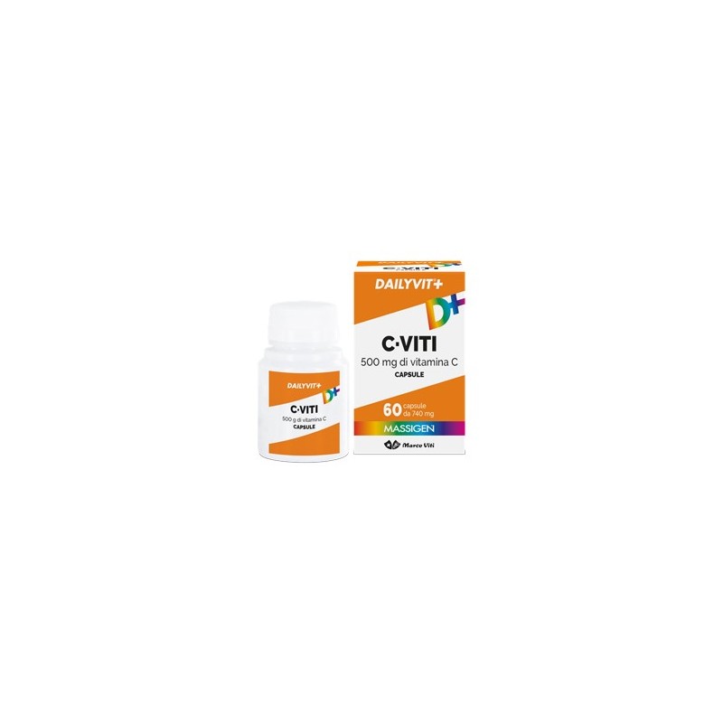 Dailyvit+ c viti 500mg di vitamina c 60 capsule