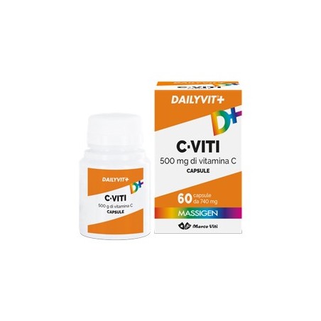 Dailyvit+ c viti 500mg di vitamina c 60 capsule