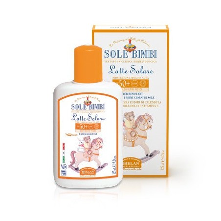 Sole bimbi latte solare spf50+ 125 ml