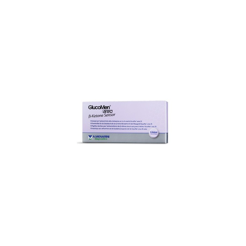 Strisce misurazione chetonemia glucomen areo b-ketone sensor10 pezzi
