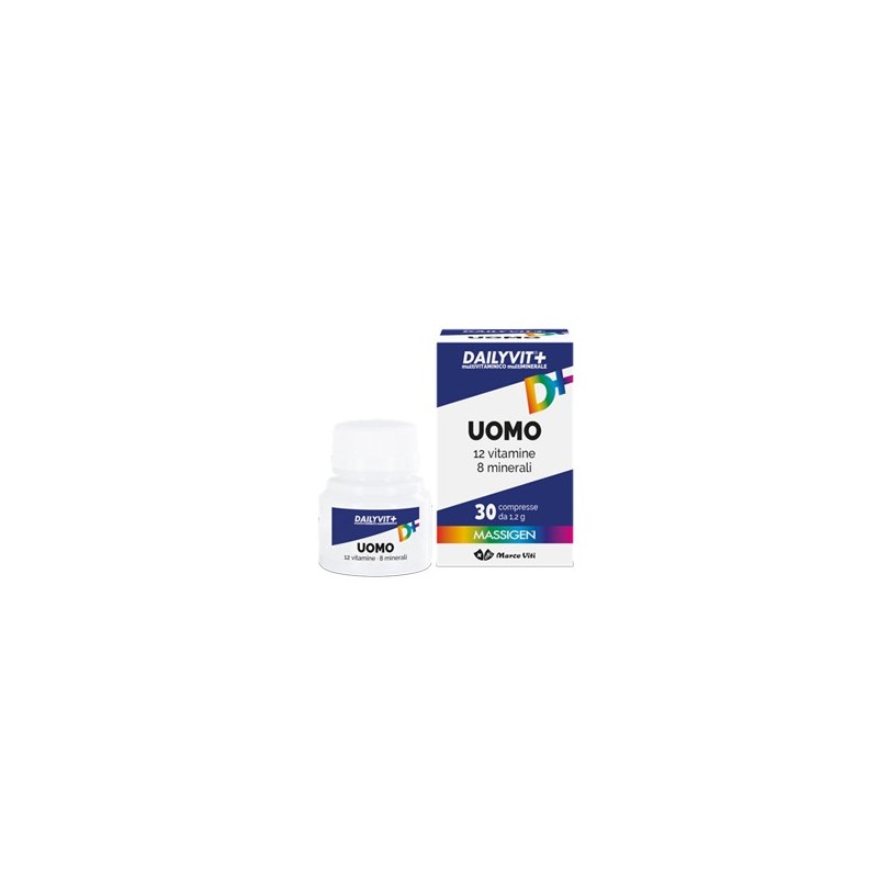 Dailyvit+ uomo multivitaminico e multiminerale 30 compresserivestite Dailyvit+ uomo multivitaminico e multiminerale 30 compresserivestite