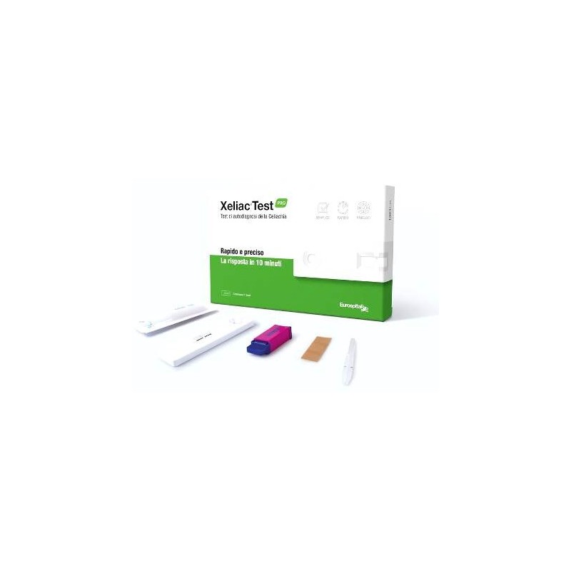 Xeliac test pro determinazione anticorpi iga e igg associatialla malattia celiaca 1 pezzo