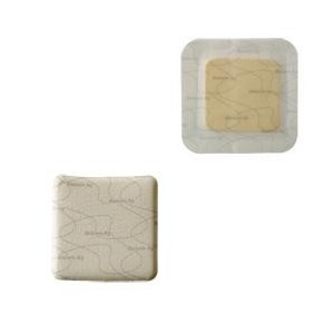 Medicazione biatain in schiuma di poliuretano a rilascio diargento 10x10 cm 5 pezzi