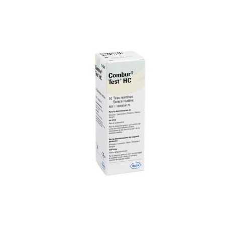 Striscia visiva per autoanalisi in urine di glucosio leucociti proteine nitriti e sangue combur 5 test hc 10 pezzi