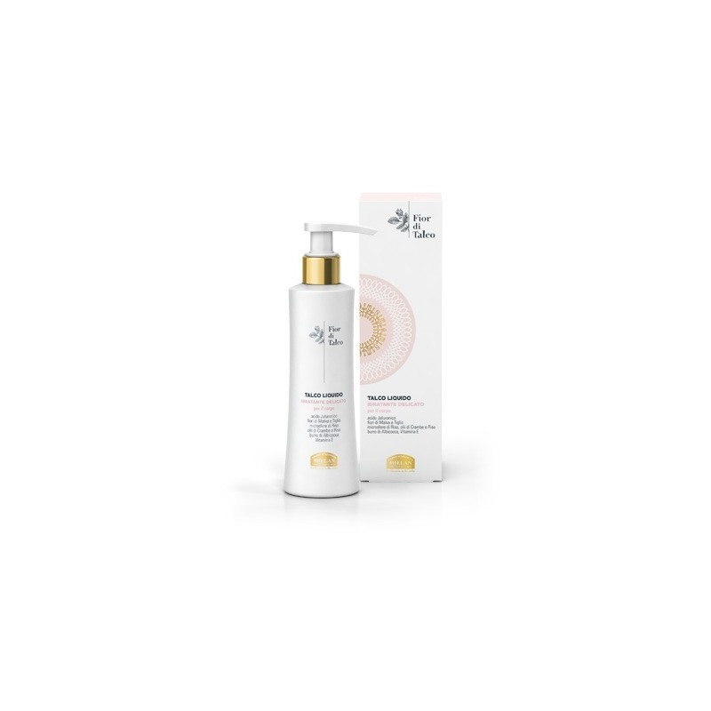 Helan fior di talco talco liquido idratante delicato corpo 200 ml