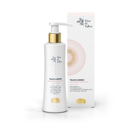 Helan fior di talco talco liquido idratante delicato corpo 200 ml