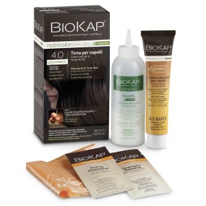 Bios line biokap nutricolor delicato rapid tinta 4,00 castano naturale 135 ml